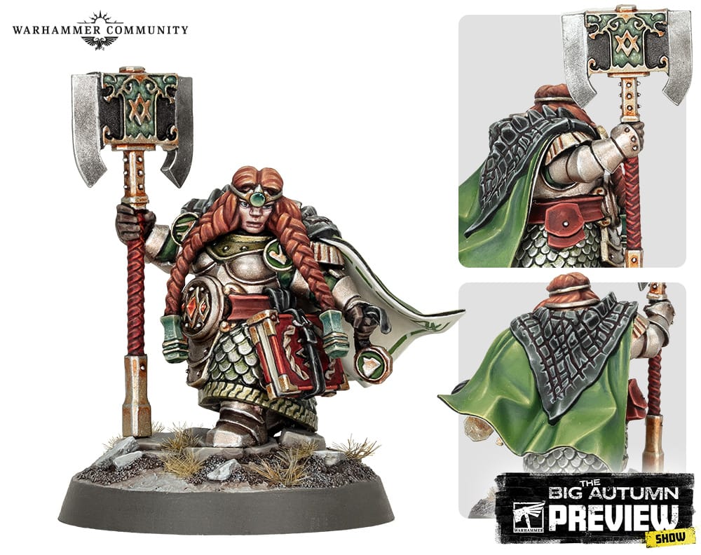 The new Hjulda Drakkblud miniature for Warhammer: Age of Sigmar