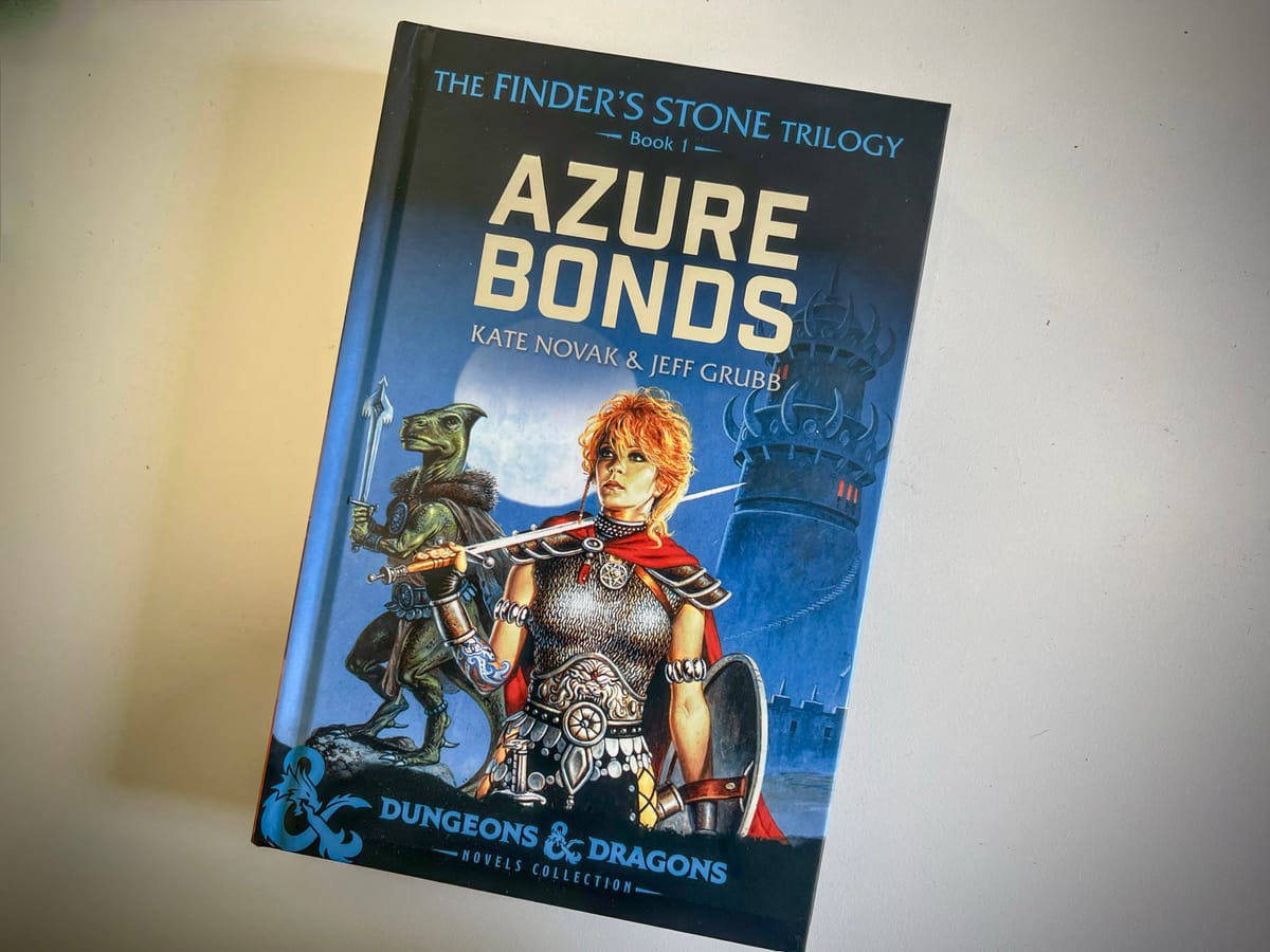 The 2026 Hachette Partworks edition of the D&D novel Azure Bonds
